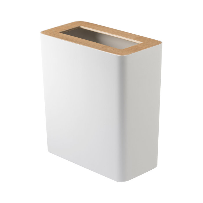 Rin Yamazaki Home Slim Rectangular Trash Can For Kitchen Bathroom ...